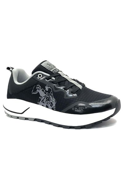 U.S. Polo Assn. U.S Polo Assn.101512726 Crounch Black Men's White Daily Sneaker