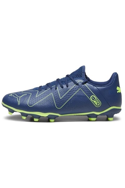 Puma Future Play Unisex Παπούτσια ποδοσφαίρου - FG/AG 107377 -03, Faux/Grass Ground, ΣΚΟΥΡΟ ΜΠΛΕ
