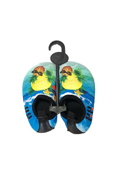 walkie Tropicana Turquoise Yellow Beach/Sea Shoes