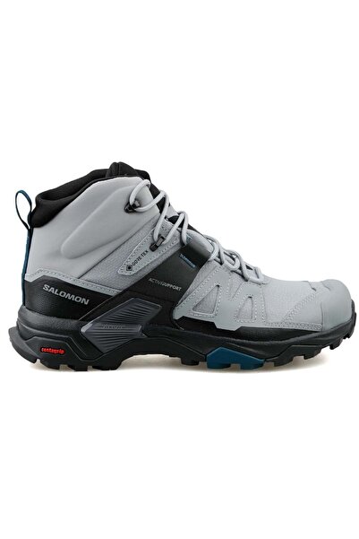 Salomon حذاء X Ultra 4 Mid Gore-tex W نسائي باللون الرمادي للاستخدام الخارجي ...