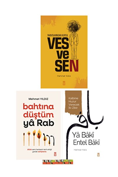 Timaş Yayınları Bahtına Düştüm Ya Rab,Ya Baki Entel Baki,Vesvesen-Mehmet Yıld...