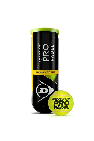 DUNLOP High-performance Padel Tennis Balls | Durable 3-pack For Pro-level Play And Long-lasting Use