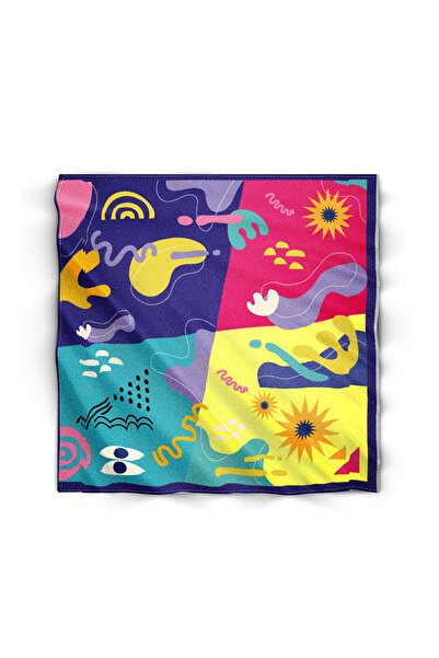 Trendmiya Eșarfă cu modele multicolore