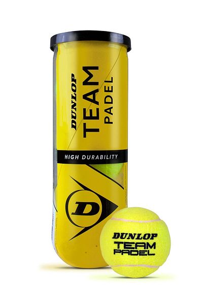 DUNLOP Pb Team Tennis Balls 3-pack | High-performance, Durable, Ideal For Training & Match Play