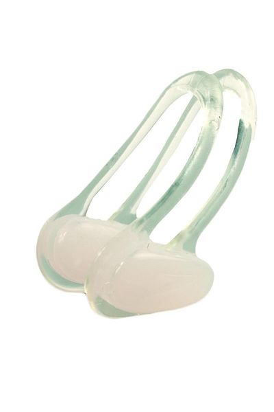 SPEEDO 8708127044 Unisex Universal Nose Clip, White, One Size
