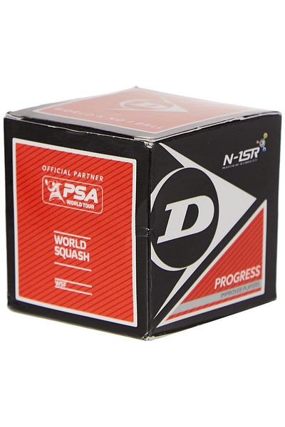 DUNLOP D1sb700103 Red Dot Squash Ball | High-performance, Durable, Official Tournament Quality