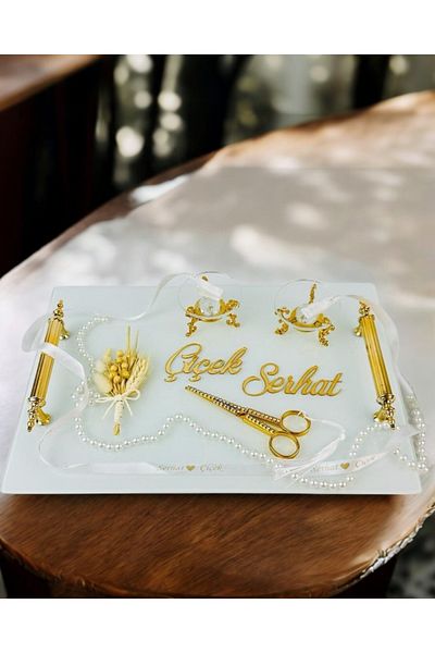 CyzHome Promise White Promise Engagement Tray