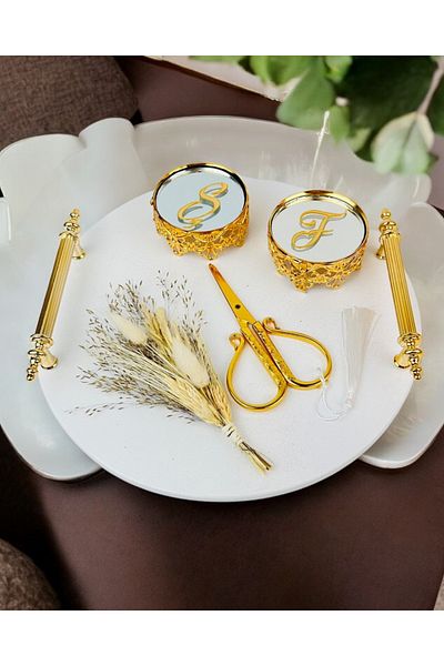 CyzHome Commitment Polyester Promise Engagement Tray