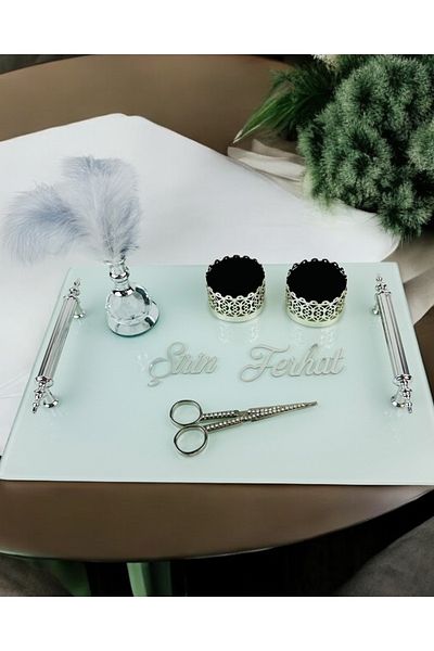 CyzHome Harmonized Silver Engagement Tray