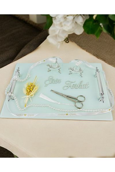 CyzHome Harmonized Silver Engagement Tray