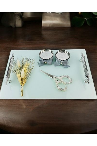 CyzHome Harmonized Silver Engagement Tray