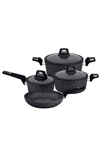 ROYALFORD RF9557 Chef Art Aluminium Cookware Set, 7 Pieces