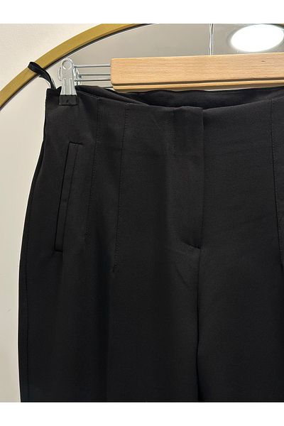 Ebrar Store Black Beren Hidden Pocket Trousers - Mt1508