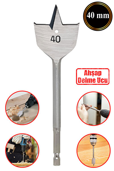 Badem10 Matkap Ucu Ahşap Delme Ucu Tahta Sunta Plastik Alçıpan Delme Ucu Bits...