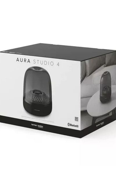HARMAN Kardon Aura Studio 4 | Bluetooth Speaker with Iconic Transparent Dome and Themed Lighting
