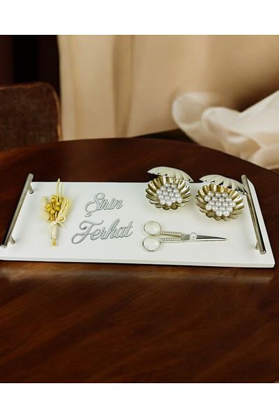 CyzHome Tranquility Marble Promise Tray