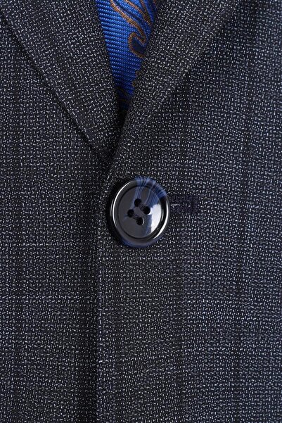 Kadir Büyükkaya Kırlangıç Yaka İki Düğmeli Erkek Takım Elbise-KAX1370S