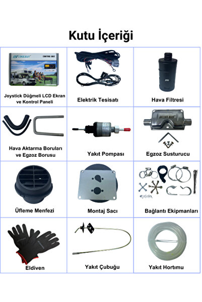 Cool man Tipi Eko Paket Dizel Isıtıcı 2.8 kW (12-24V)