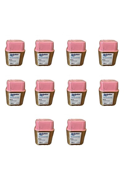 Dolphin Muffin Kare Kağıt Pembe Altın Cupcake Kek Kalıbı Kapsülü Kabı - 25 Ad...