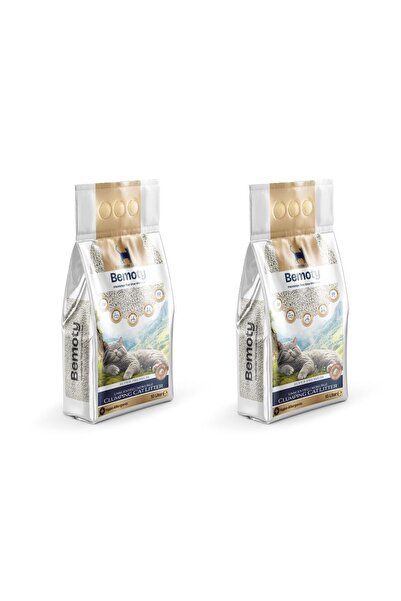 BEMOTY NATÜREL (KOKUSUZ) BENTONİTE KEDİ KUMU 10 LT X 2 ADET