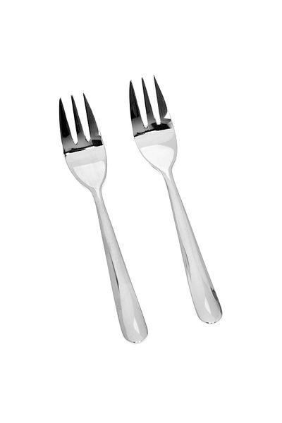 ROYALFORD Stainless Steel Cake Fork Set, 2 Pcs