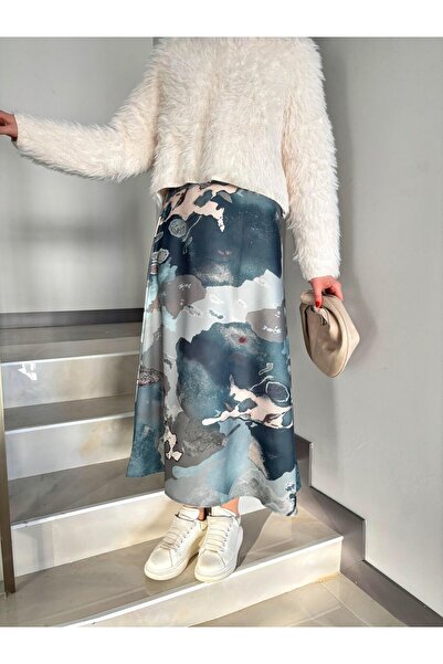 Butik Maxi Boy Saten Etek