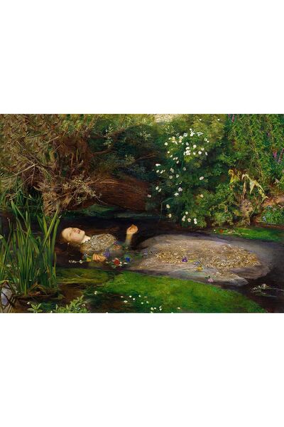 Vendini Shakespeare Hamlet Eserinden Ophelia Duvar Örtüsü Duvar Halısı Wall Tapestry