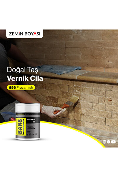BARS 856 Doğal Taş Vernik (TAŞ, TUĞLA, BETON PARLATICI)