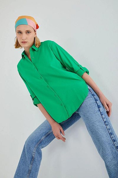 Mixray Cămașă lungă Benetton pentru femei model 4162