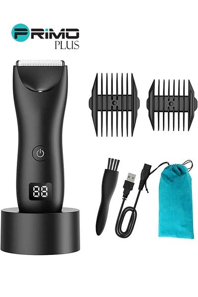 Primo Plus Electric shaver for sensitive areas, waterproof, silent, fast charging, unisex