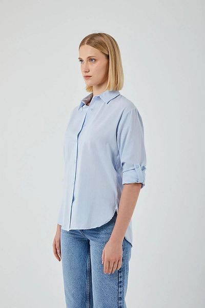 Mixray Cămașă lungă de damă model Baby Blue 4162