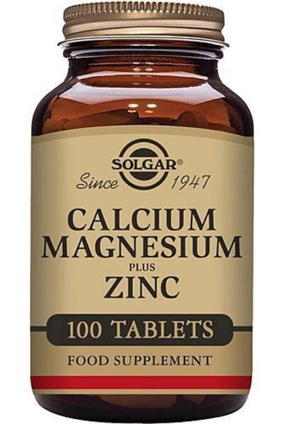 Solgar Calcium Magnesium Plus Zinc 100 Tablet