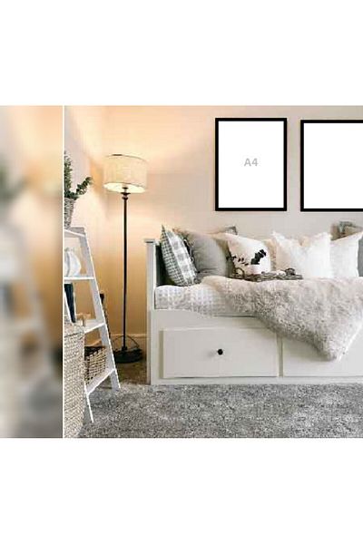 skydem 21x30cm - A4 - Picture & Poster & Photo Frame Black