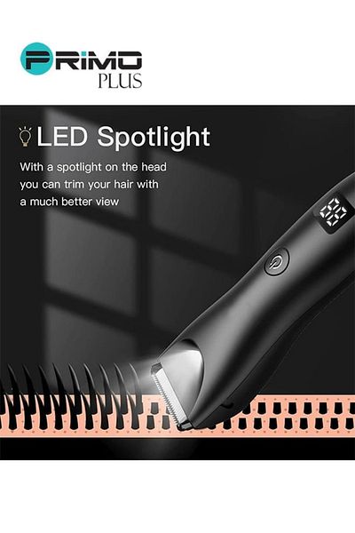 Primo Plus Electric shaver for sensitive areas, waterproof, silent, fast charging, unisex