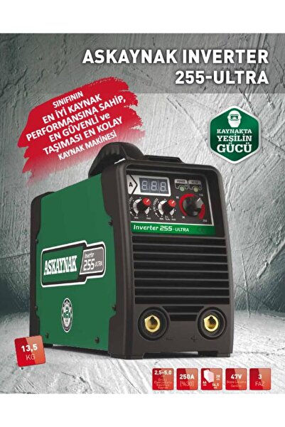 Askaynak Inverter 255 Ultra Kaynak Makinesi