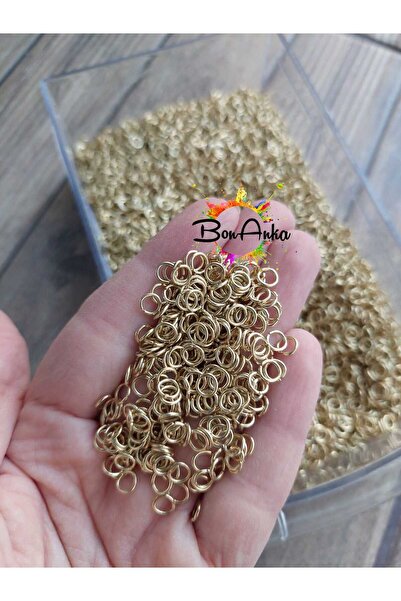 Bonanka (5 Gram ~ 80 adet) 5 mm, Sarı Kaplama, Halka