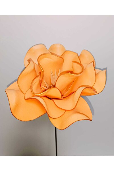 OSO HOME TEK DAL LATEX BÜYÜK KAFA GÜL TURUNCU 60 CM