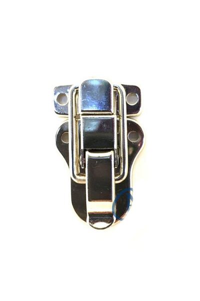 BT Teknik Nickel Crate Box Clip - 48x30mm, Front Lock, 1 Piece