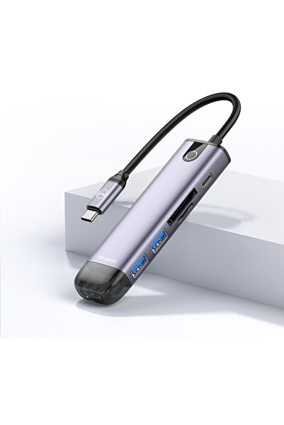 Mcdodo Hu-7740 6 In 1 Type C Macbook Çevirici Çoklayıcı Adaptör