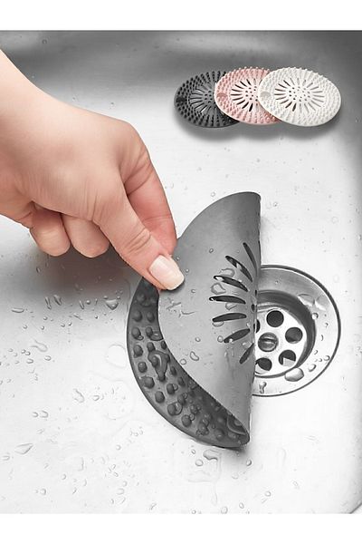 fabemol Leon Life Round Silicone Sink and Tub Strainer, Sink Stopper