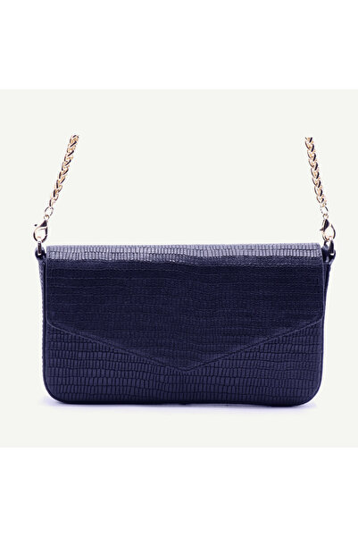 Uderra Leather Uderra Women's Genuine Leather Blue Shoulder Bag - S1Kz0307