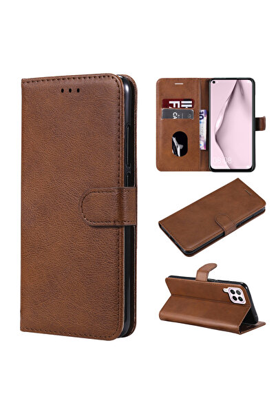 FitCase Huawei P40 Lite Uyumlu Elite Kapaklı Cüzdan Kılıf