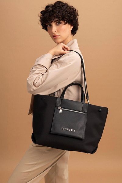 Sisley Sly-024 Geantă de umăr și braț pentru femei