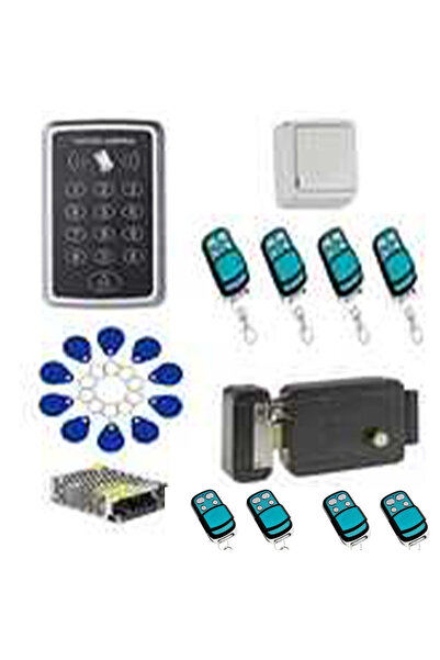 LEDONLİNE Rfid(8x)8 ADET  UZAKTAN KUMANDALI Şifreli Kapı Kilidi Açma Dış Kapı...