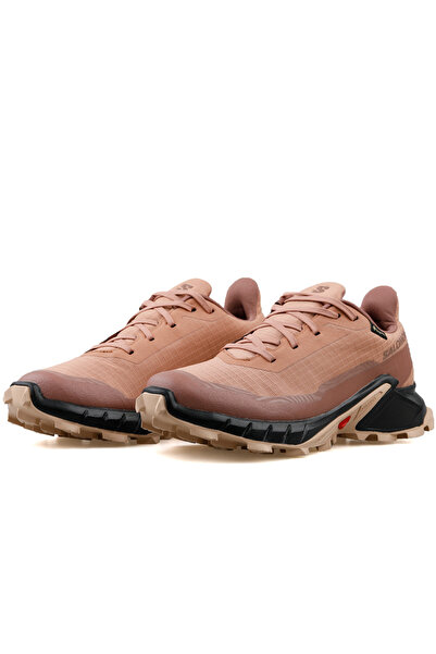 Salomon حذاء Alphacross 5 Gore-Tex مقاوم للماء للجري والرحلات - سمك السلمون