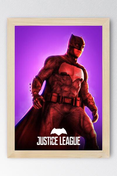 Saturn Slika u ramu sa Betmenom iz Lige pravde - Slika postera Lige pravde 97...