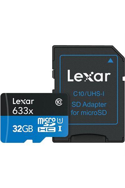 Lexar 32Gb 5 Pack 633X 100Mb/S Microsdhc Memory Card