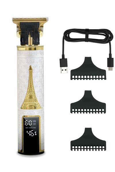 İMPEX Professional Hair Clipper Hair Trimmer With Digital LED Display Rechargeable Haircut & Grooming Kit