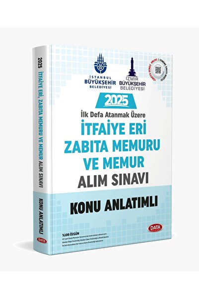 Data Yayınları Data 2025 Itfaiye Eri, Zabıta Memuru Ve Memur Alım Sınavı Konu...
