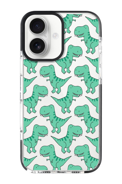 shoptocase حافظة هاتف آيفون 16 بلس بنمط الديناصورات